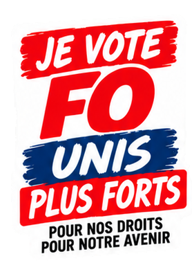 Sticker FO — Unis, plus forts