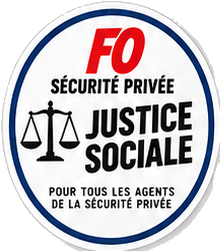 Sticker FO Sécurité privée — Justice sociale