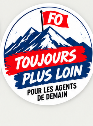 Sticker FO — Toujours plus loin