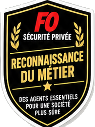 Sticker FO Sécurité privée — Reconnaissance du métier