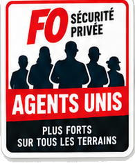 Sticker FO Sécurité privée — Agents unis